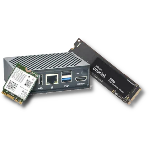 Rugged single-board computer in a fanless aluminium casing with mSATA and memory cards. Example of a low-power, offline learning server for distributed EdTech deployments by Consulting4Change.